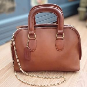 Vintage Coach Baxter Satchel in British Tan USA